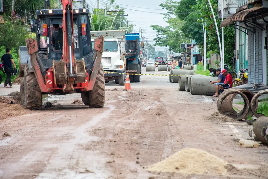  OBRAS DE DRENAGEM / NOVAS CALÇADAS / CENTRO BENEVIDES-AV. VISCONDE DE MARACAJÚ