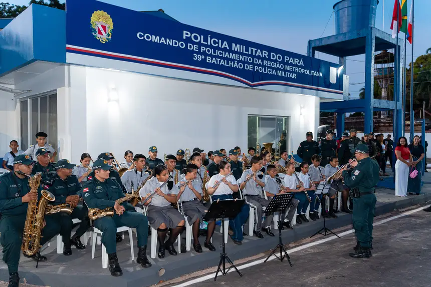 entrega do novo 39° Batalhão de Polícia Militar