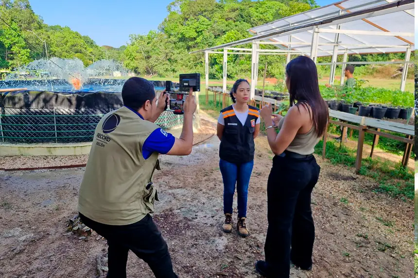 Bastidores da reportagem especial da TV Record - Record News sobre o potencial turístico e econômico de Benevides gravada no último dia 14 de Julho em diversos pontos do município.

O especial irá ao ar (em breve) na TV Record Belém e na Record News