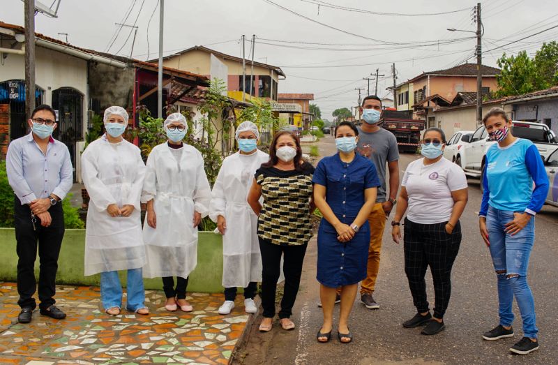 Equipe de Imunização da vacina contra a covid-19 em Benevides. 