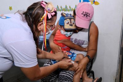 Benevides tem dia D de vacinação contra a gripe em crianças de até seis anos 
