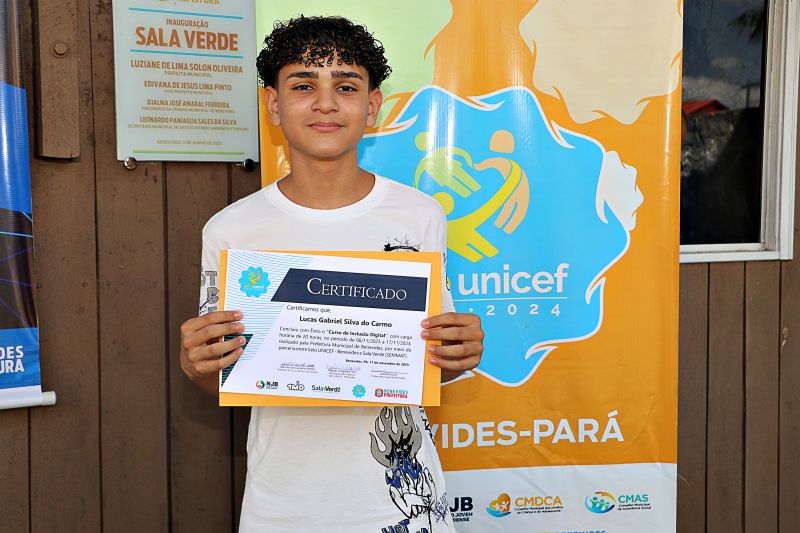 Certificado do Curso Inclusão Digital sennat