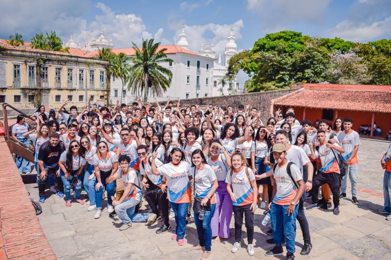 Alunos do Aprova Benevides vivenciam uma aula guiada enriquecedora no histórico Complexo Feliz Lusitânia