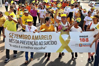notícia: Benevides em prol da saúde mental no setembro amarelo