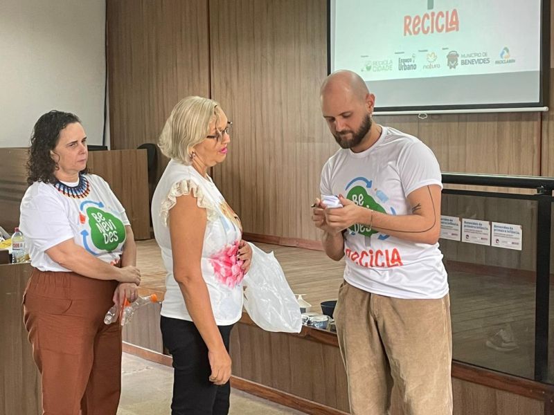 Benevides Recicla fortalece o movimento com gestores das escolas municipais por uma cidade mais sustentável 