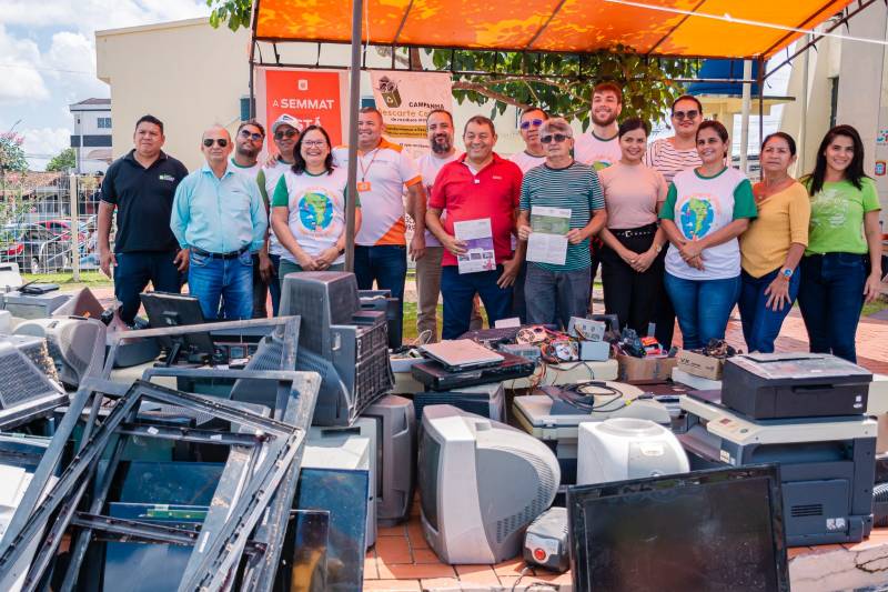 Prefeitura realiza ação para coleta de resíduos eletrônicos