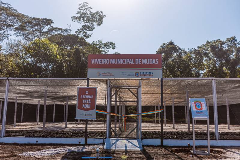 Inauguração do Viveiro Municipal de Mudas de Benevides marca o Dia Mundial do Meio Ambiente