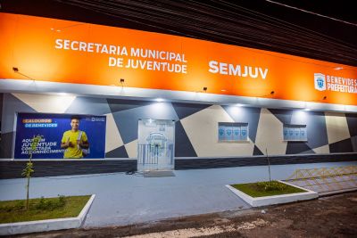 Inaugurado novo prédio da Secretaria Municipal de Juventude e Aprova Benevides