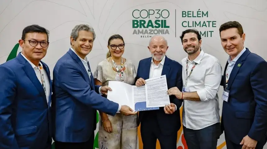 Benevides Protagonista na COP 30: Prefeita Luziane Solon representa Prefeitas do Brasil em reunião com o Presidente Lula e Ministro das Cidades