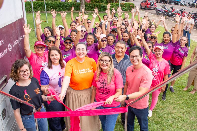 Em Benevides, ação Outubro Rosa, de combate ao câncer de mama, ganha reforço da SAS Brasil