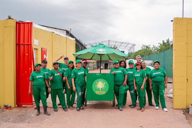A ação na Cooperativa ReciclaBen transformou o espaço e o tornou mais funcional para os cooperados, que seguem contribuindo para a sustentabilidade de Benevides.