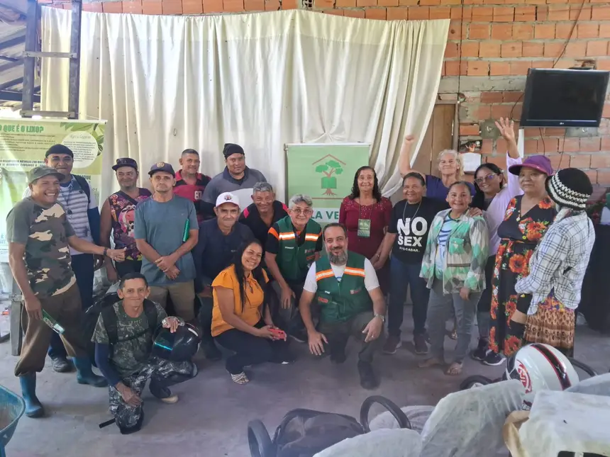 Comunidades de Benevides estão recebendo cursos itinerantes organizados pelo projeto Sala Verde – SEMMAT 
