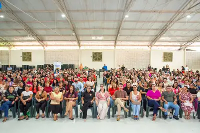 Assistentes Técnicos Educacionais (ATE) da Rede Municipal de Ensino de Benevides, são o público da formação realizada por Noah Chiavenato