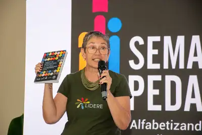 SEMANA PEDAGÓGICA - PALESTRA VASTI FERRARI COM OS PROFESSORES DAS CRECHES