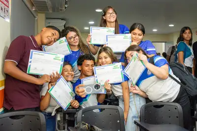 notícia: Secretaria de Juventude de Benevides promove oficinas de conhecimentos digitais 