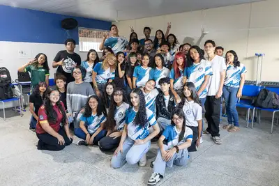 Galeria: SEMANA DA JUVENTUDE - AULA DE TEATRO- ESCOLA ANA TELES
