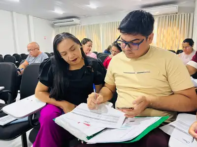 notícia: Benevides fortalece acompanhamento pedagógico com formação para gestores da Rede Municipal de Ensino